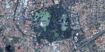 La carte de Jakarta satellite