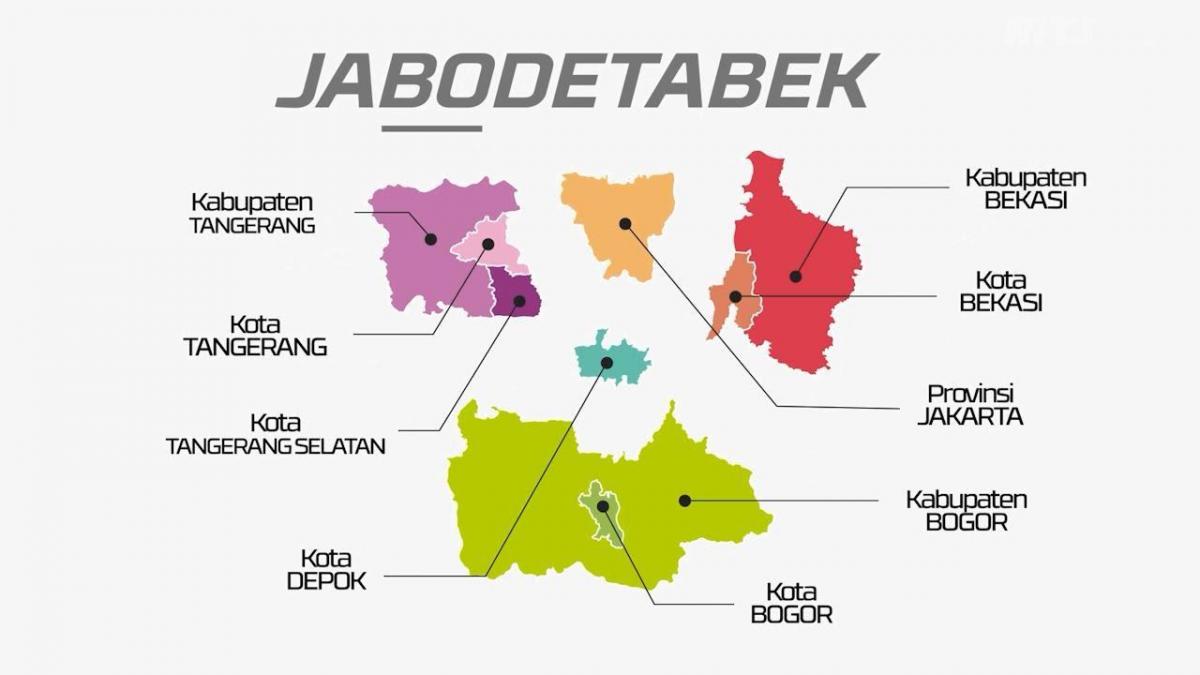 carte de jabodetabek