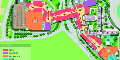 Carte de grand centre commercial de l'indonésie
